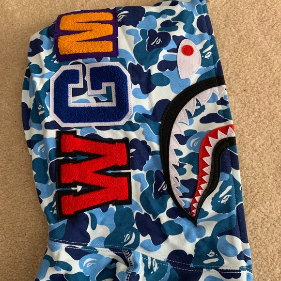 Bape A Bathing Ape ABC Camo Shark Hoodie - Picture 8 of 8